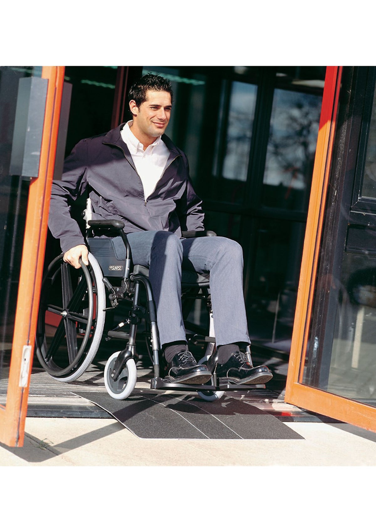 Rehastage Stepless Türschwellenrampe