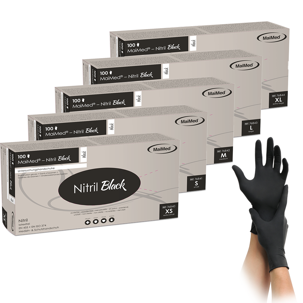 MaiMed Nitril Black Nitrilhandschuh