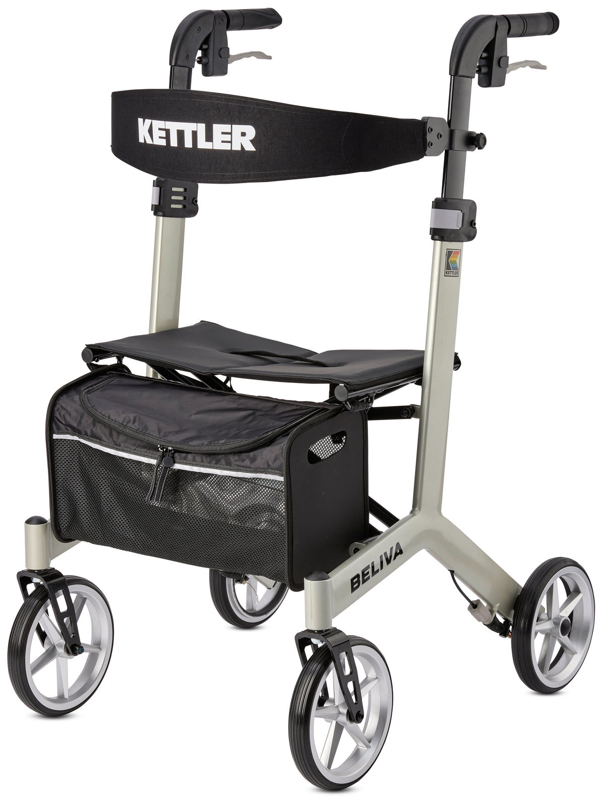 Bischoff & Bischoff Beliva by KETTLER – Leichtgewichtrollator aus Aluminium bis 136 kg