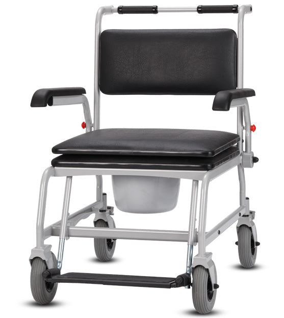 Bischoff & Bischoff Toilettenrollstuhl XXL – Sitzbreite 55–70 cm bis 250 kg