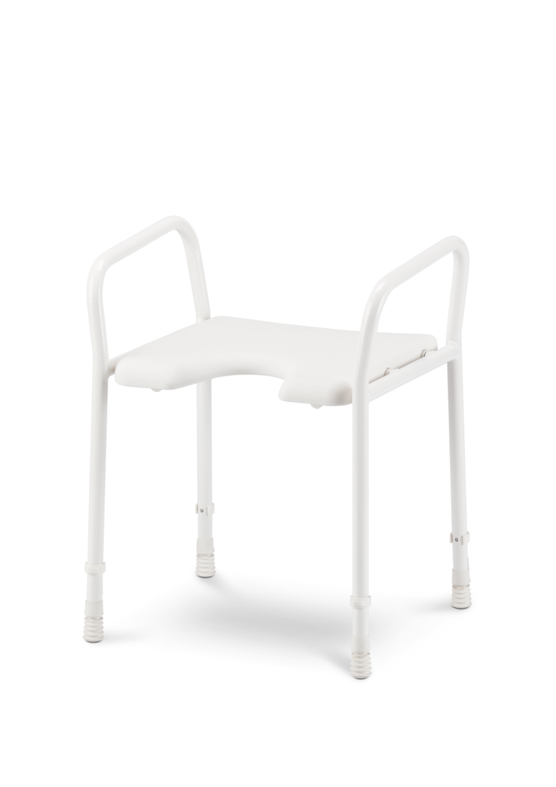 MEYRA DuBaStar Duschhocker mit Armlehnen