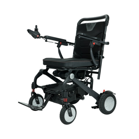 Pride Mobility Products Pride Jazzy Carbon HMV – faltbarer Carbon Elektrorollstuhl, 6 km/h