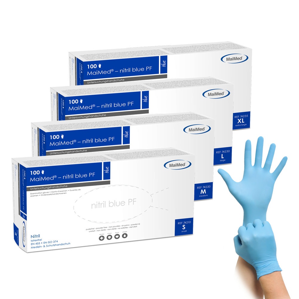 MaiMed Nitril Blue PF Nitrilhandschuh