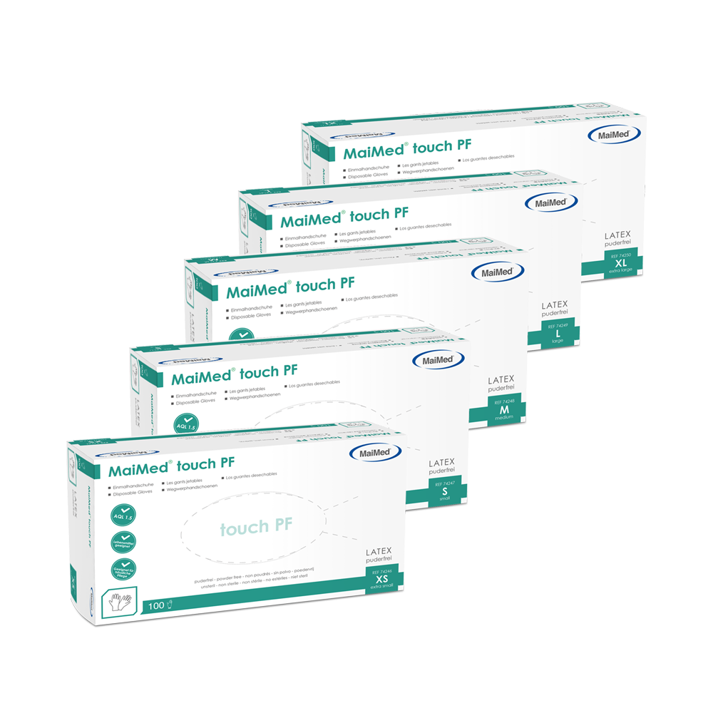 MaiMed touch PF Latexhandschuhe
