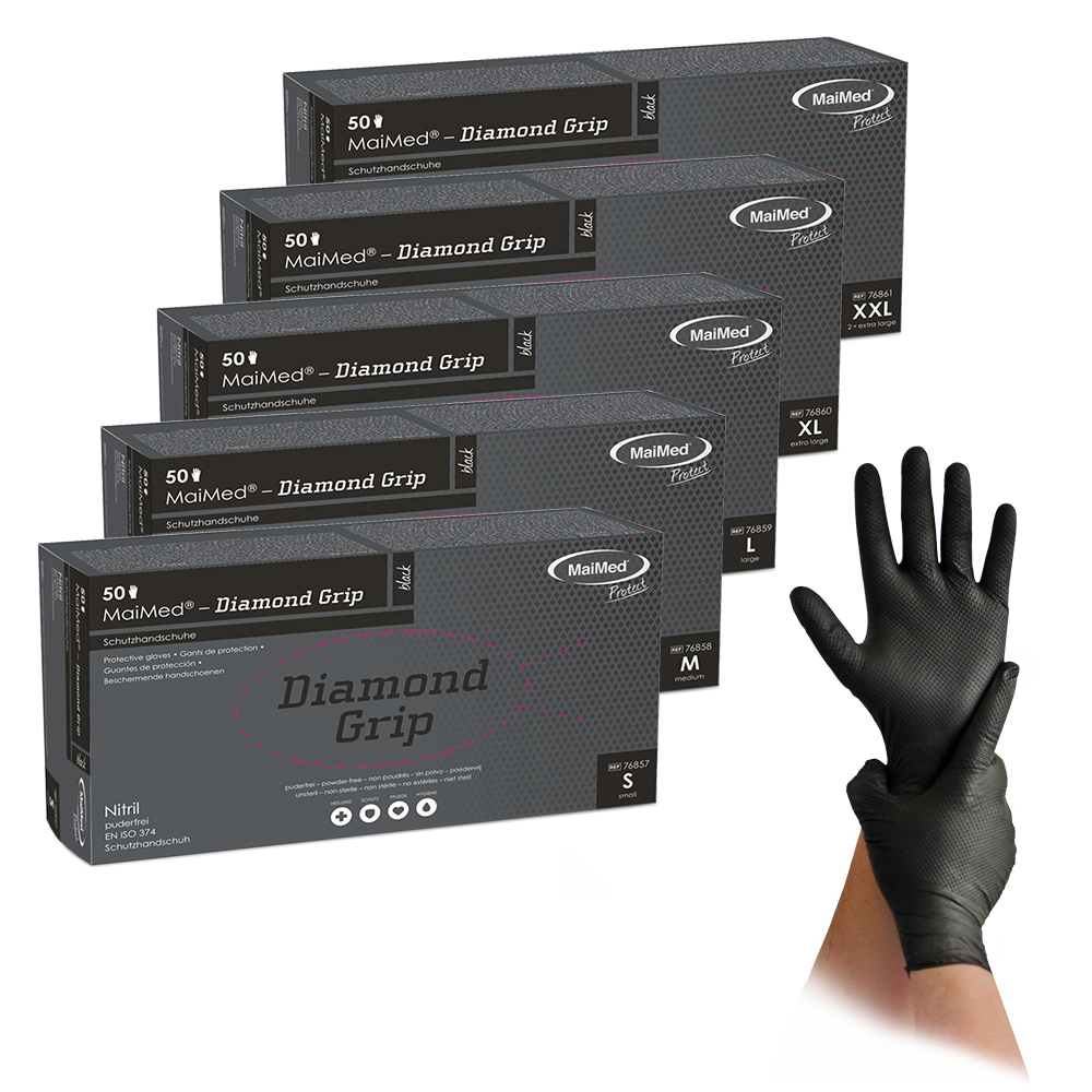 MaiMed Diamond Grip Nitrilhandschuh