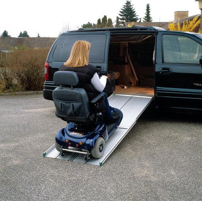 Rehastage Stepless Teleskop-Kofferrampe