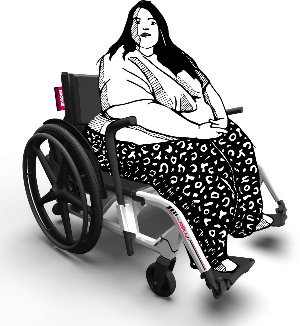 Invacare Action Ampla bariatrischer Rollstuhl bis 300 kg