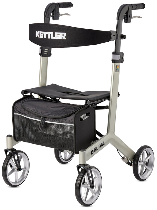 Bischoff & Bischoff Beliva by KETTLER – Leichtgewichtrollator aus Aluminium bis 136 kg