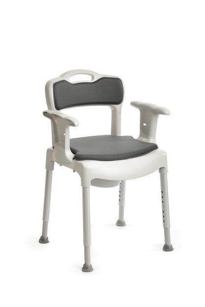 Etac Swift Toilettenstuhl und Toilettenstützgestell