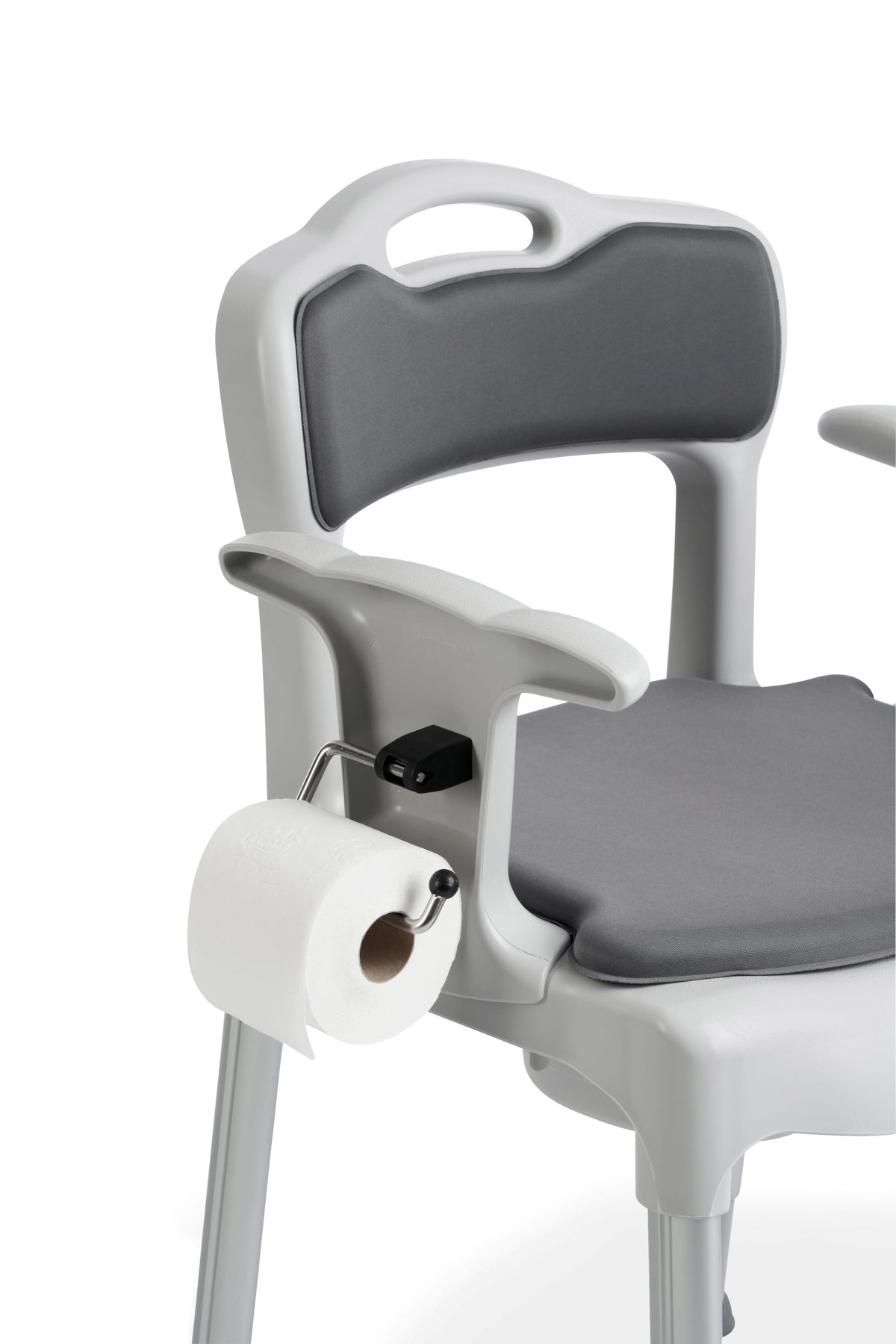 Etac Swift Toilettenstuhl und Toilettenstützgestell