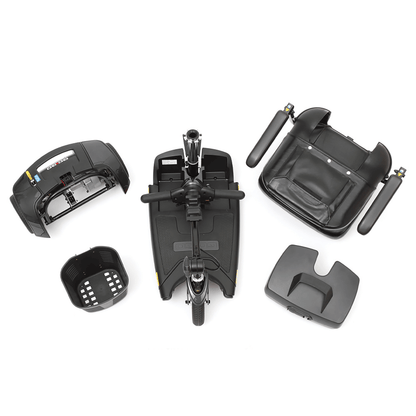 Pride Go Go Elite Traveller 2 – wendiger 4-Rad Reisescooter, 6 km/h bis 136 kg