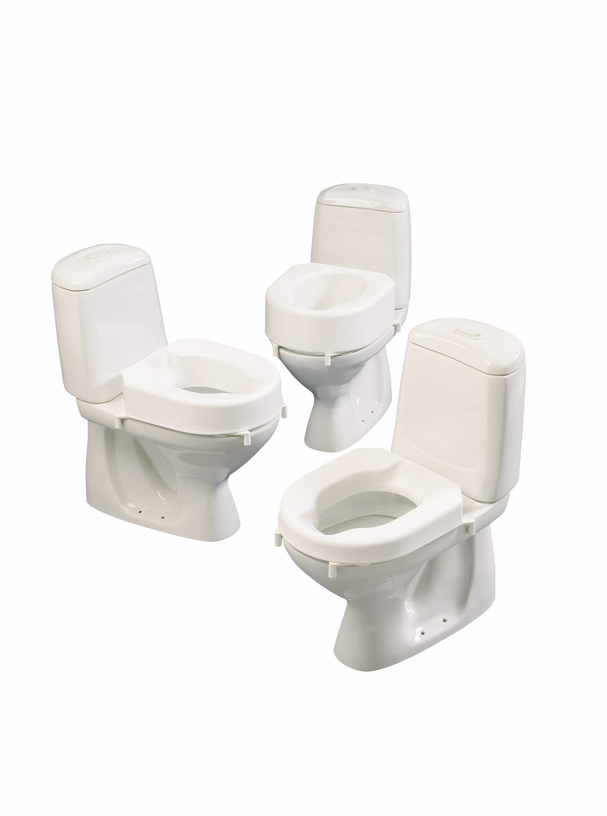 Etac Hi-Loo Toilettensitzerhöhung mit Klammern