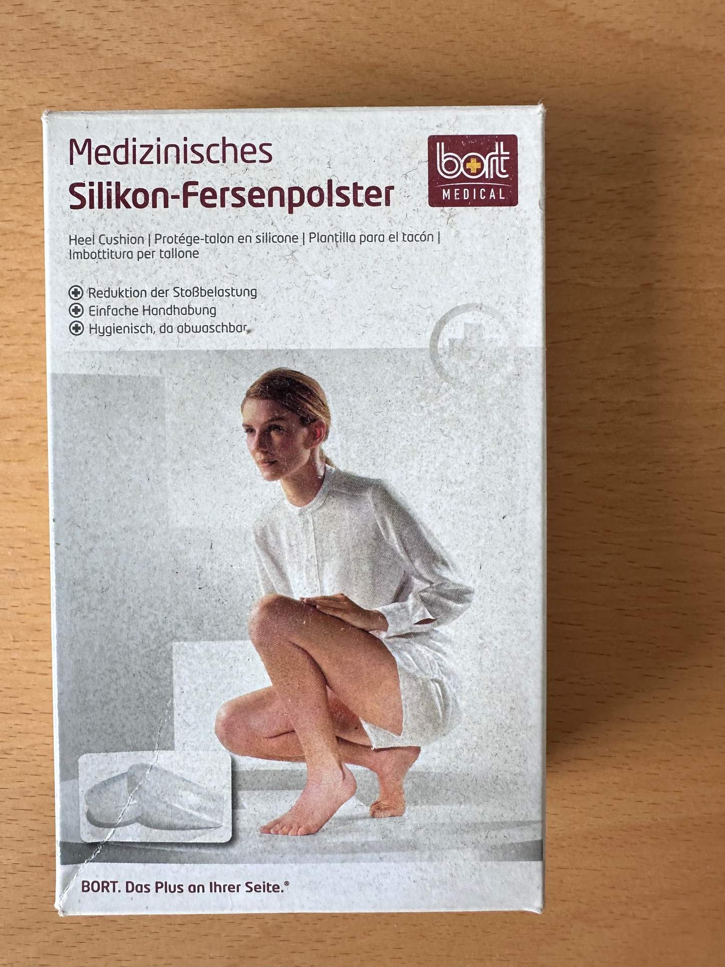 BORT Medizinische Silikon-Fersenpolster Größe L