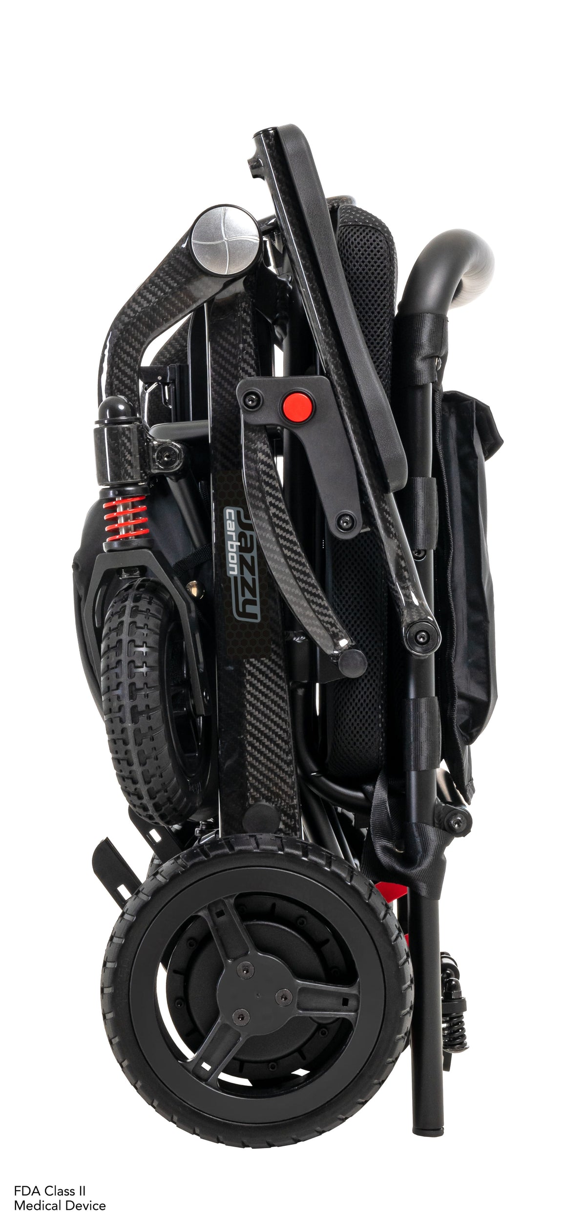 Pride Jazzy Carbon Ultra Lite – faltbarer Carbon Elektrorollstuhl, 6 km/h