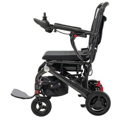 Pride Jazzy Carbon Ultra Lite – faltbarer Carbon Elektrorollstuhl, 6 km/h