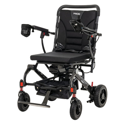 Pride Mobility Products Pride Jazzy Carbon Ultra Lite – faltbarer Carbon Elektrorollstuhl, 6 km/h