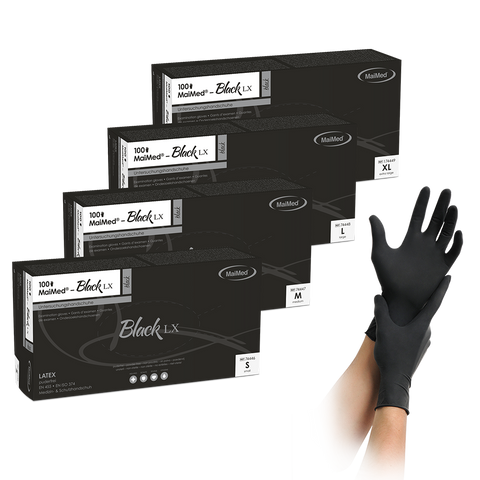 MaiMed Black LX Latexhandschuhe