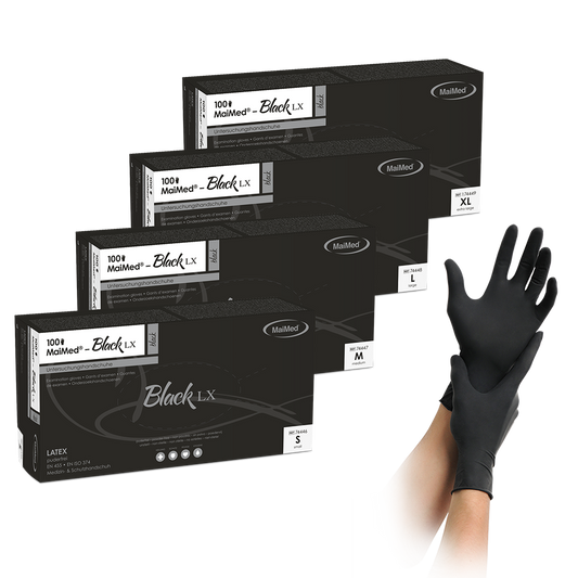 MaiMed Black LX Latexhandschuhe