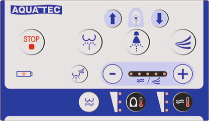 Invacare Aquatec Pure Bidet Toilettensitzerhöhung mit Wascheinrichtung