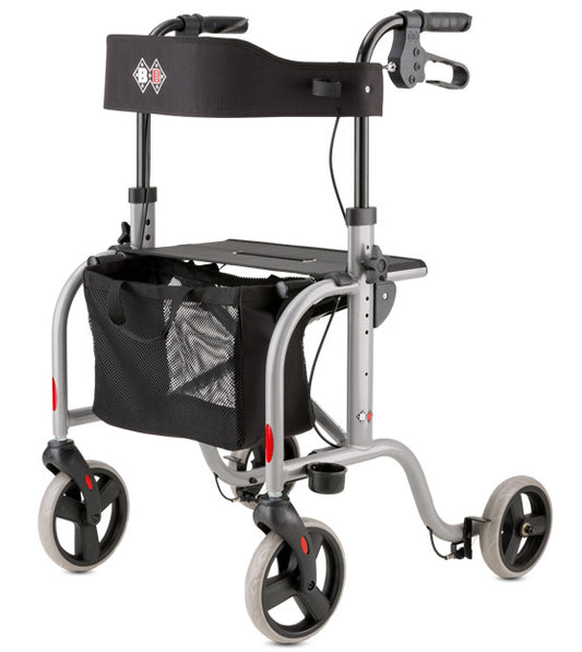 Bischoff & Bischoff RL-Smart ST – faltbarer Leichtgewichtrollator aus Stahl bis 136 kg
