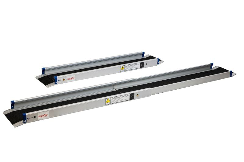 ergoflix Teleskoprampe Luca – Rollstuhlrampe 152 cm bis 300 kg