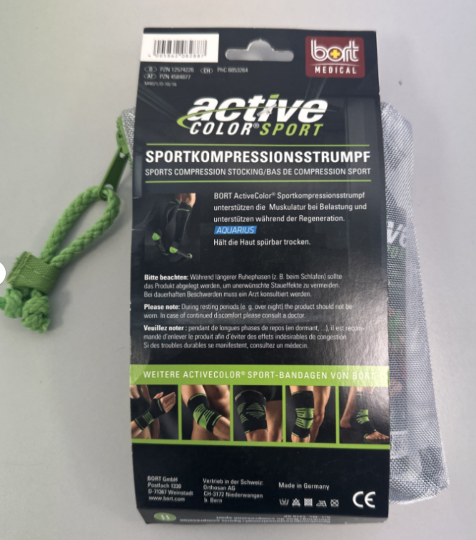 BORT ActiveColor Спортивный бандаж Голеностоп Локоть Бедро Компрессия Ассортимент