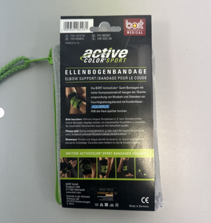 BORT ActiveColor Спортивный бандаж Голеностоп Локоть Бедро Компрессия Ассортимент