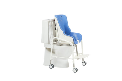 R82 Swan Curo Dusch- und Toilettenrollstuhl