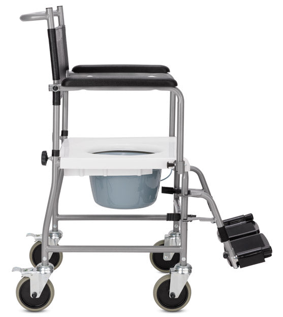 Bischoff & Bischoff TS-1 – fahrbarer Toilettenrollstuhl bis 120 kg