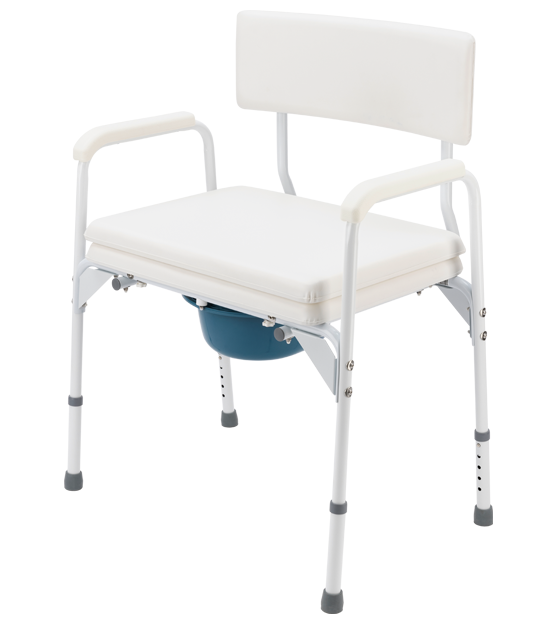 Bischoff & Bischoff TS-Care XXL – höhenverstellbarer XXL-Toilettenstuhl bis 250 kg