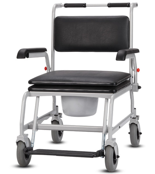 Bischoff & Bischoff Toilettenrollstuhl XXL – Sitzbreite 55–70 cm bis 250 kg