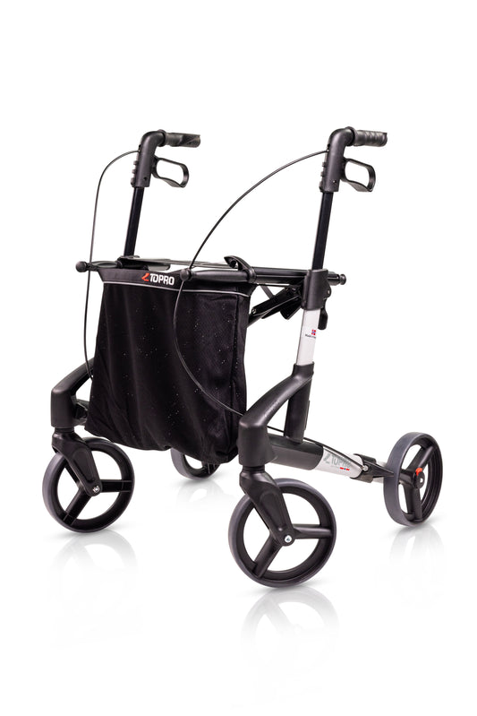 TOPRO Troja Original Black Series – leichter Premium-Rollator bis 165 kg