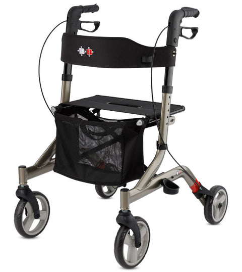 Bischoff & Bischoff Capero – Leichtgewichtrollator aus Aluminium bis 150 kg