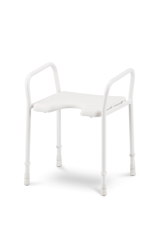 MEYRA DuBaStar Duschhocker mit Armlehnen