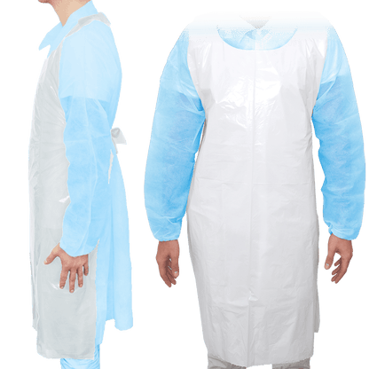 MaiMed Apron PE Schutzschürze Weiß