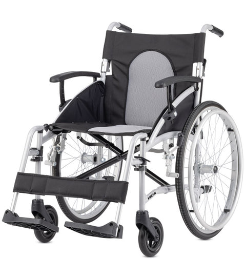 Bischoff & Bischoff Vida – faltbarer Reiserollstuhl mit 13" oder 22" Rädern